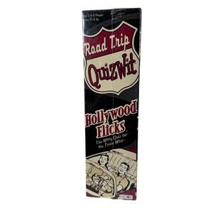 5 for $25| Road Trip QUIZWIT Hollywood Flicks Trivia Game Sealed Brand New